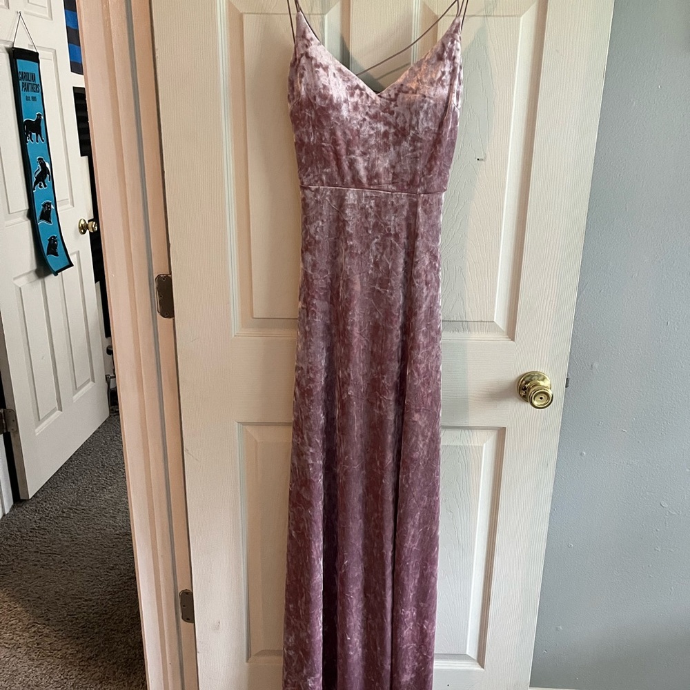 NWT Velvet blush maxi dress